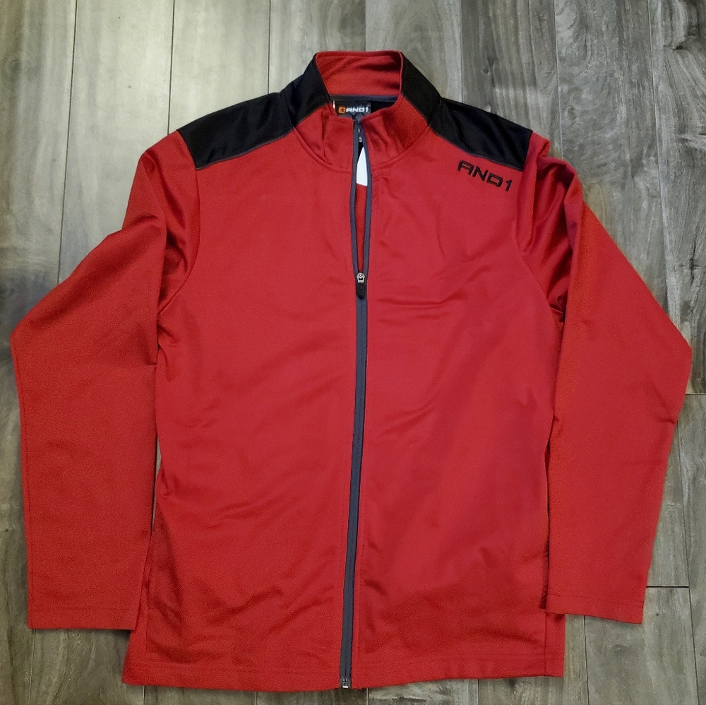 NWOT Sz S & M AND1 Zip-Up